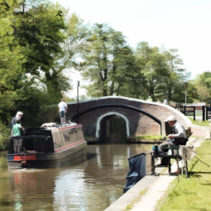 Narrow Boat Life - Canal Boat Gifts - Sticker