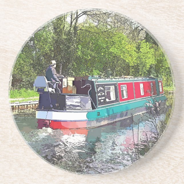 NARROWBOATS DRINK COASTER (Front)