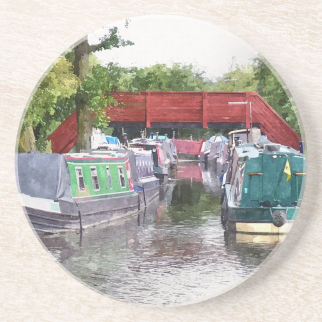NARROWBOATS DRINK COASTER (Front)
