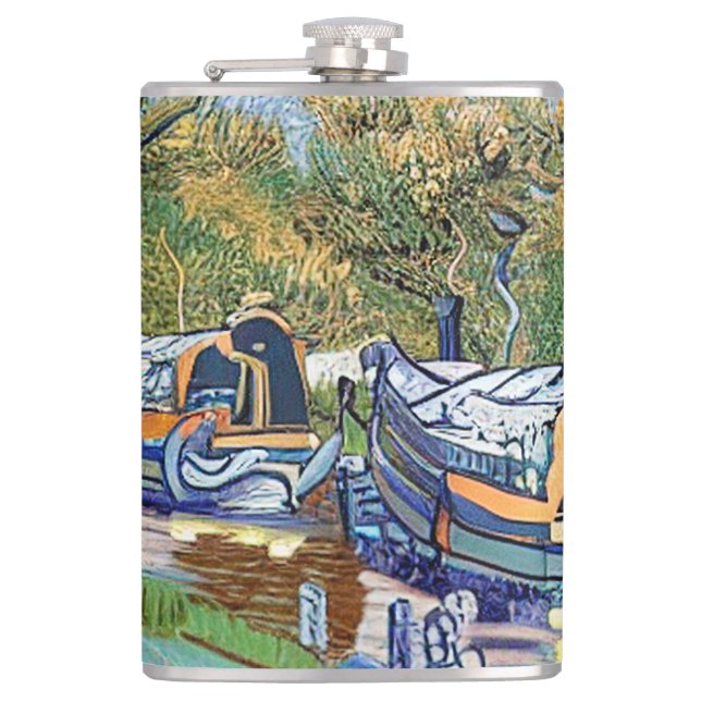 NARROWBOATS FLASK (Front)