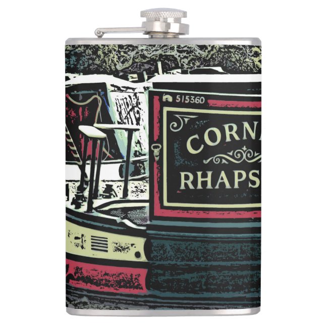 NARROWBOATS   FLASK (Front)