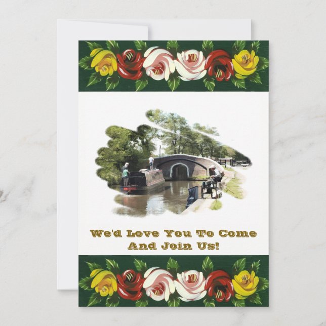 NARROWBOATS INVITATION (Front)