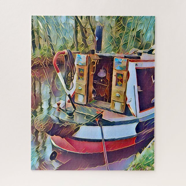 NARROWBOATS JIGSAW PUZZLE (Vertical)