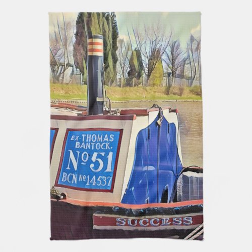 NARROWBOATS  KITCHEN TOWEL