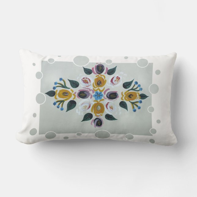 NARROWBOATS LUMBAR PILLOW (Front)