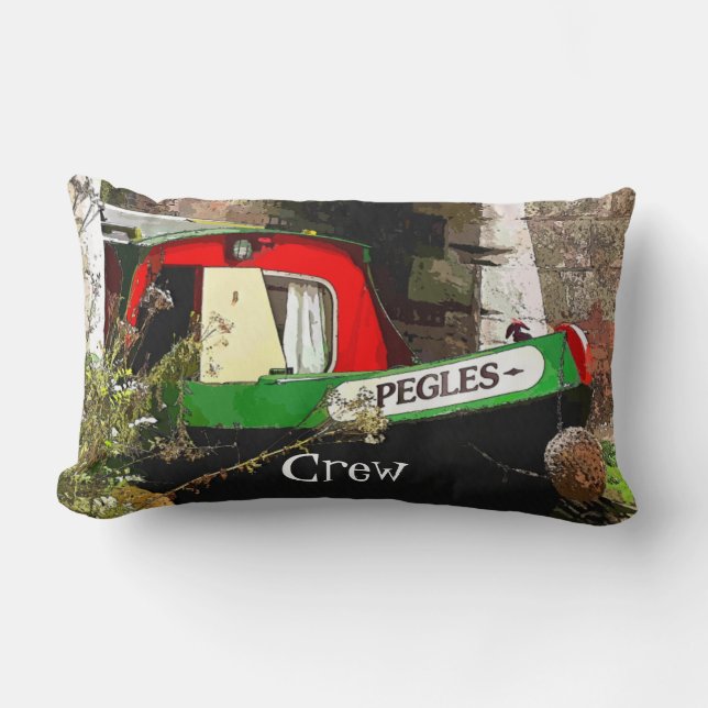 NARROWBOATS LUMBAR PILLOW (Front)