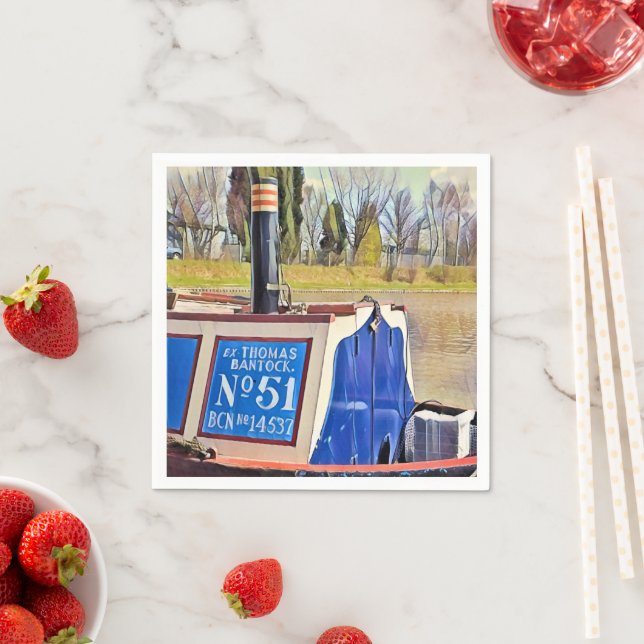 NARROWBOATS   NAPKINS (Insitu)