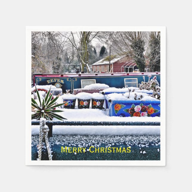 NARROWBOATS  NAPKINS (Front)