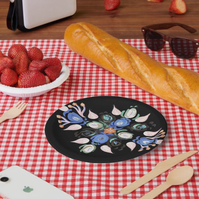 NARROWBOATS PAPER PLATES (Picnic)