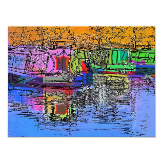 NARROWBOATS PHOTO PRINT (Front)
