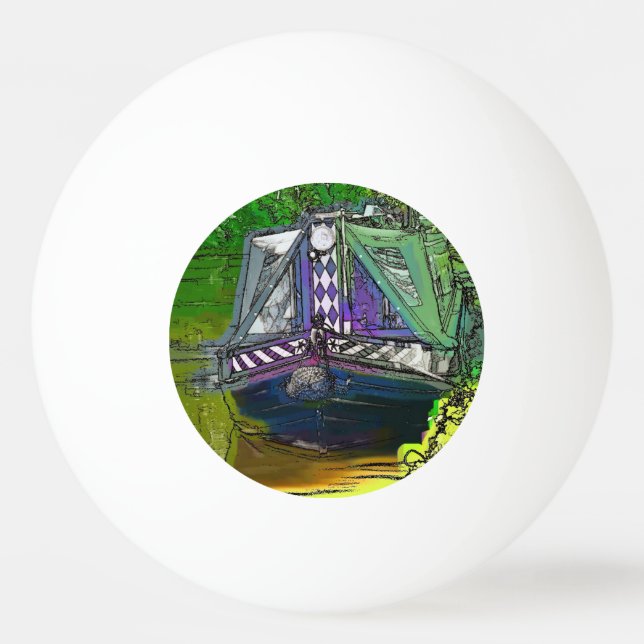 NARROWBOATS PING PONG BALL (Front)