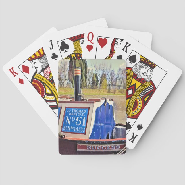 NARROWBOATS   POKER CARDS (Back)