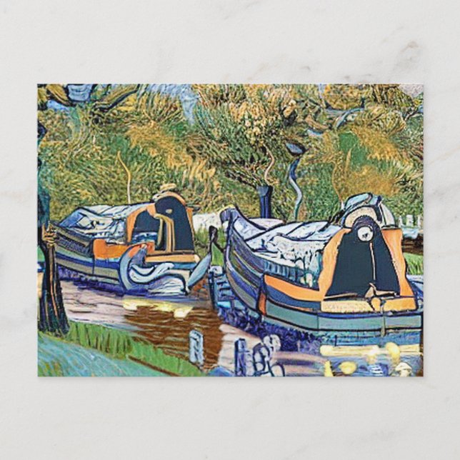 NARROWBOATS POSTCARD (Front)