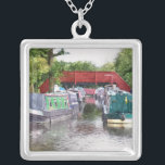 NARROWBOATS SILVER PLATED NECKLACE<br><div class="desc">Canal boats, known in the UK as narrowboats, were originally used to transport goods around the country. They are now used mainly for leisure and attract people from all over the world to enjoy our rural countryside. These boats look very pretty with their brightly colored cabins, traditionally blue, red or...</div>