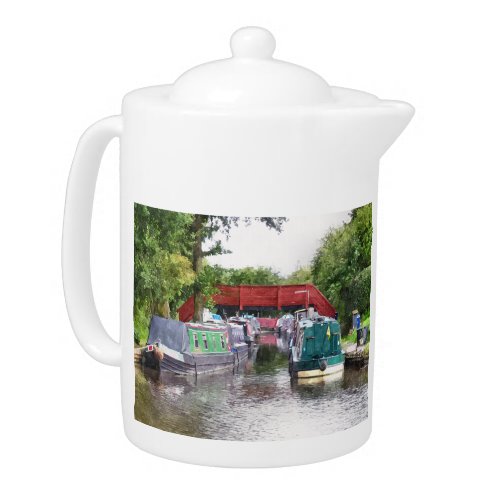 NARROWBOATS TEAPOT