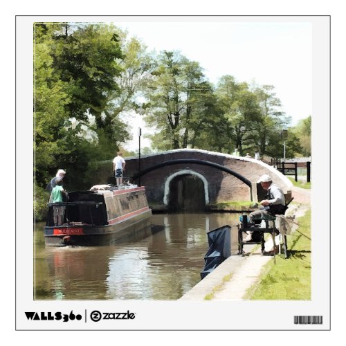 NARROWBOATS WALL STICKER