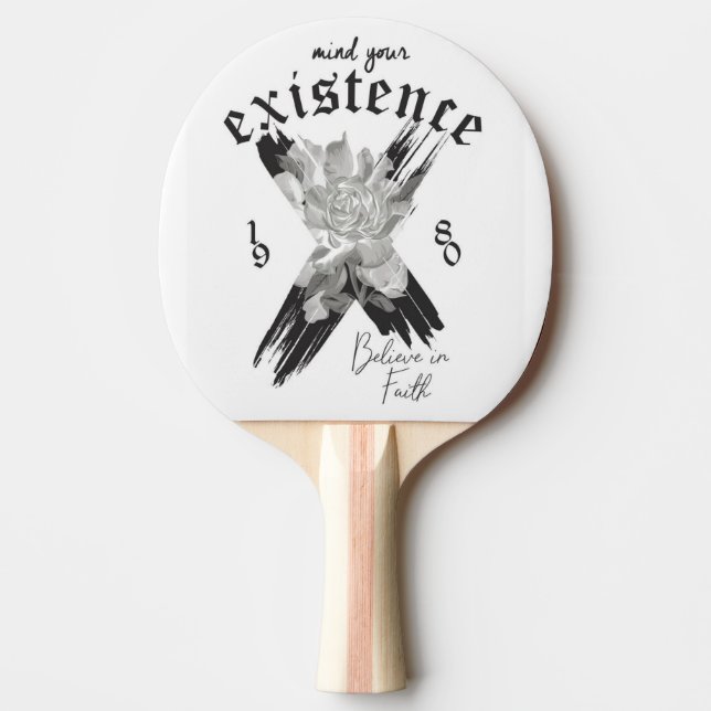 narrowly comfortable ping pong ping pong paddle (Front)