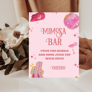 Narshville Bachelorette Mimosa Bar Table Sign