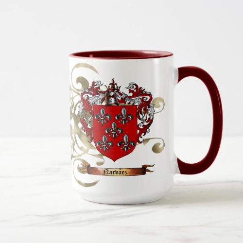 Narvaez Coat of arms Mug