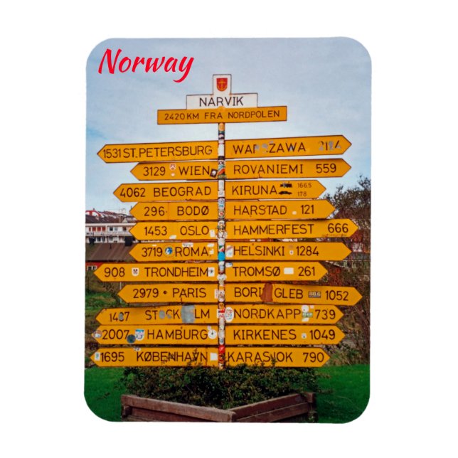 Narvik, Norway Magnet (Vertical)