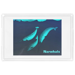 Narwhal Acrylic Tray