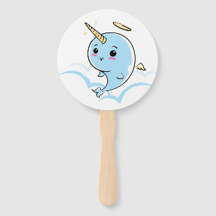 Narwhal Angel Cutie Hand Fan