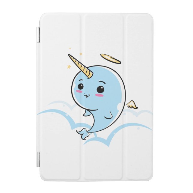 Narwhal Angel Cutie iPad Mini Cover (Front)