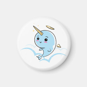 Narwhal Angel Cutie Magnet