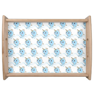 Narwhal Angel Cutie Serving Tray