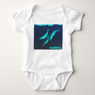 Narwhal Baby Bodysuit