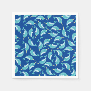 Narwhal Birthday Party Napkins