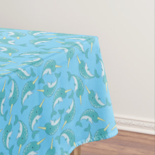 Narwhal Birthday Party Tablecloth