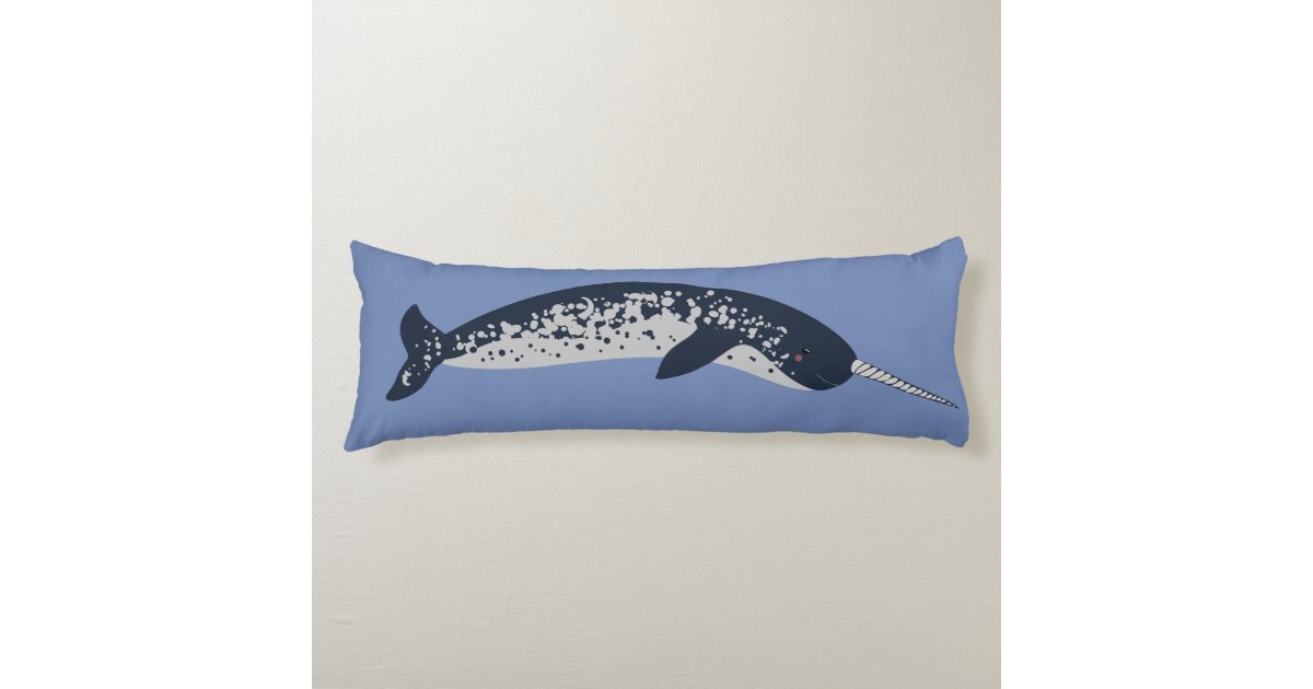 narwhal body pillow