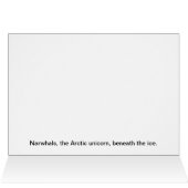 Narwhal Cards (Inside Horizontal (Top))