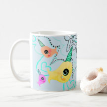 Narwhal Coffee Tea Mug Cup
