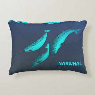 Narwhal Decorative Pillow