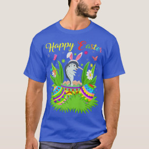 Narwhal Fish Lover Floral Easter Egg Funny Narwhal T-Shirt
