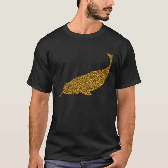 Narwhal  For Women Girl Narwhale Whale Animal T-Shirt (Front)
