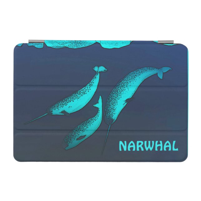 Narwhal iPad Mini Cover (Horizontal)