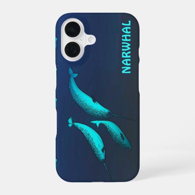 Narwhal Iphone Case (Back)