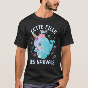 Narwhal Love Mom Narwal And Baby Youth T-Shirt
