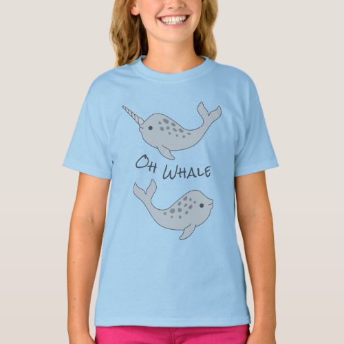 Narwhal Oh Whale T_Shirt Child