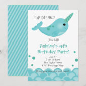 Narwhal Party Invitation | Zazzle