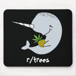 Narwhal Pineapple Mousepad