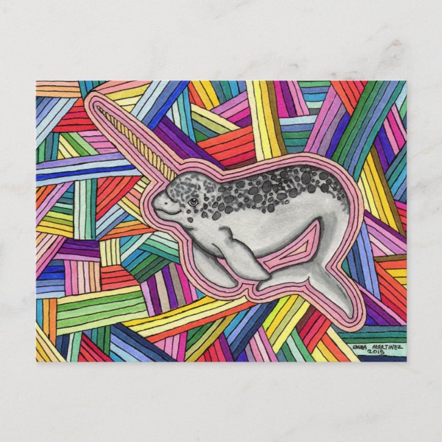 Narwhal Postcard (Front)