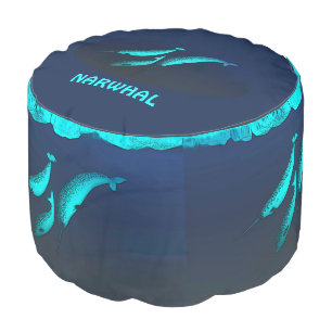 Narwhal Pouf