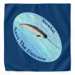 Narwhal - Save The Unicorn Bandana