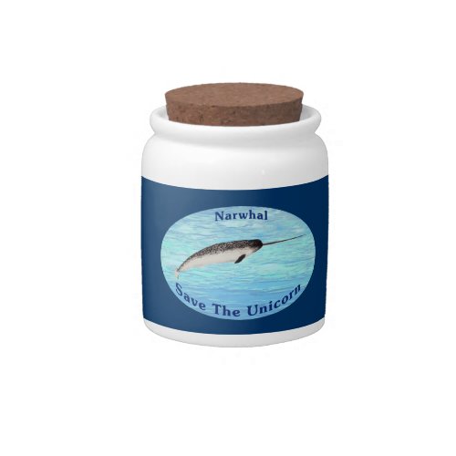 Narwhal _ Save The Unicorn Candy Jar