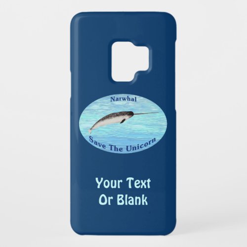 Narwhal _ Save The Unicorn Case_Mate Samsung Galaxy S9 Case