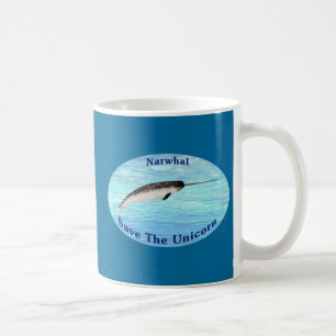 Narwhal - Save The Unicorn Coffee Mug